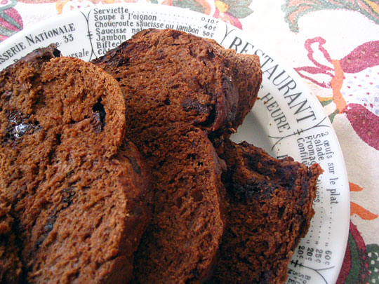 Шоколадный домашний хлеб в хлебопечке